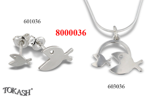 Сребърен комплект 8000036