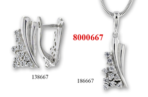 Сребърен комплект 8000667