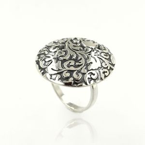 Сребърен пръстен без камък 1536133